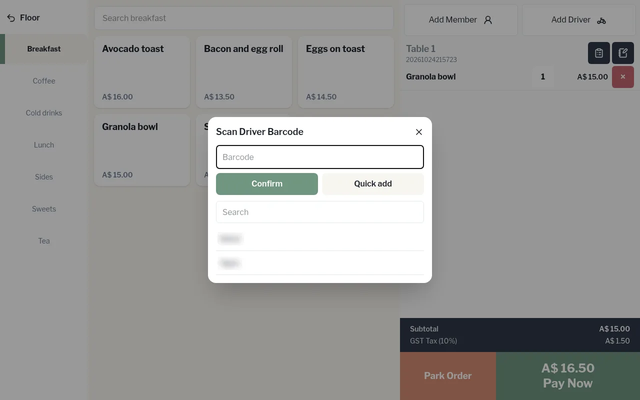 Adding a driver